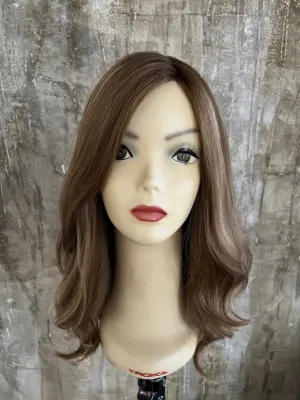 100% EUROPEAN VIRGIN NATURAL HUMAN HAIR WIG DIRTY BLOND 19.5''