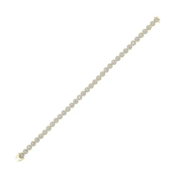 14KT Yellow Gold & Diamond Classic Book Tru Reflection Bracelet  - 2 ctw