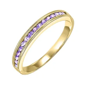 14KT Yellow Gold Classic Book Stackable Fashion Ring