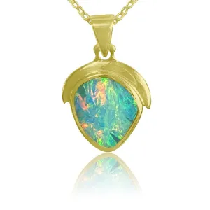 18k Pendant with Opal