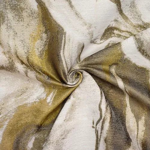 2 YD PC-Bronze/White Marble-like Jacquard Home Decorating Fabric