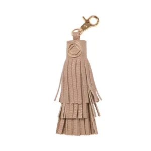 3 Layer Warrior Leather Keyring Tassel - No Personalisation