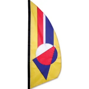 3.5 ft. Feather Banner - Classic Prizm