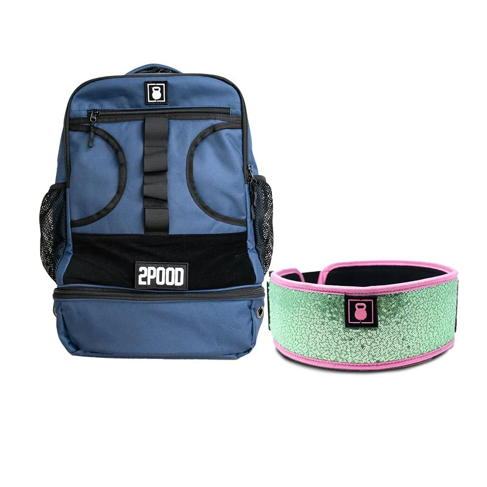 4" Sweet Tart (Sparkle) Belt & Backpack 3.0 Bundle