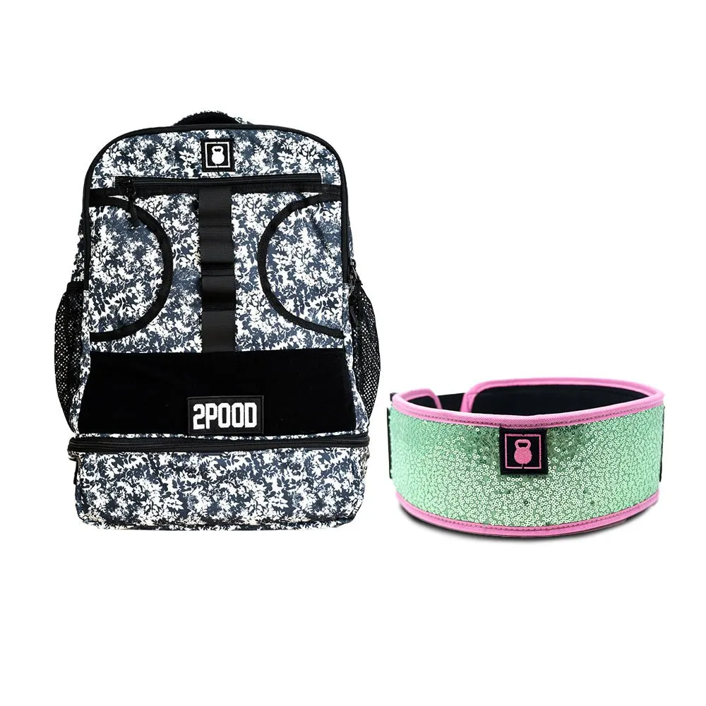 4" Sweet Tart (Sparkle) Belt & Backpack 3.0 Bundle