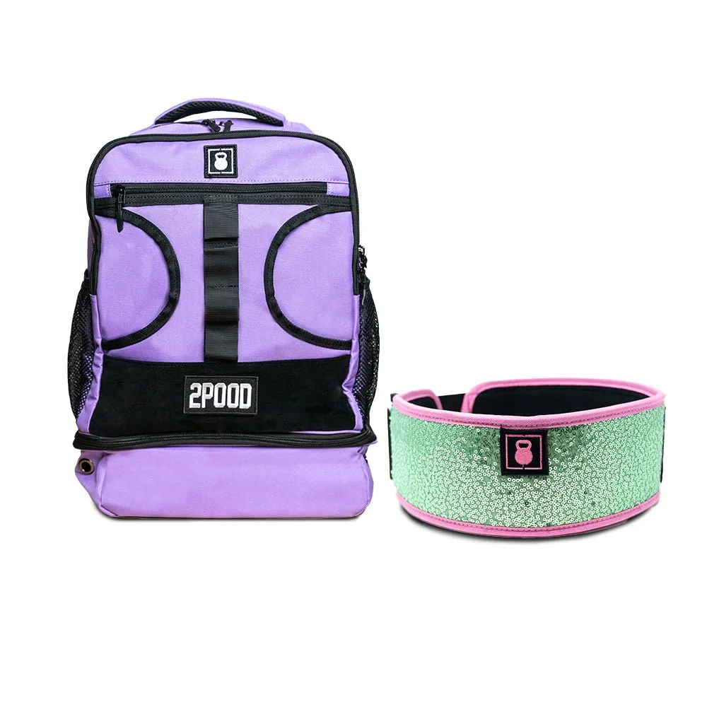 4" Sweet Tart (Sparkle) Belt & Backpack 3.0 Bundle