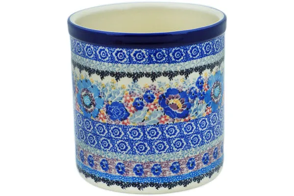 6" Utensil Jar - Beautiful Blues