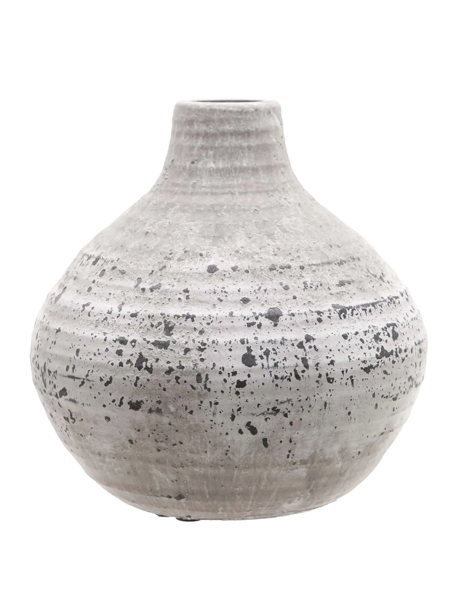 Aegean Amphora Matt Neutral Stone Vase