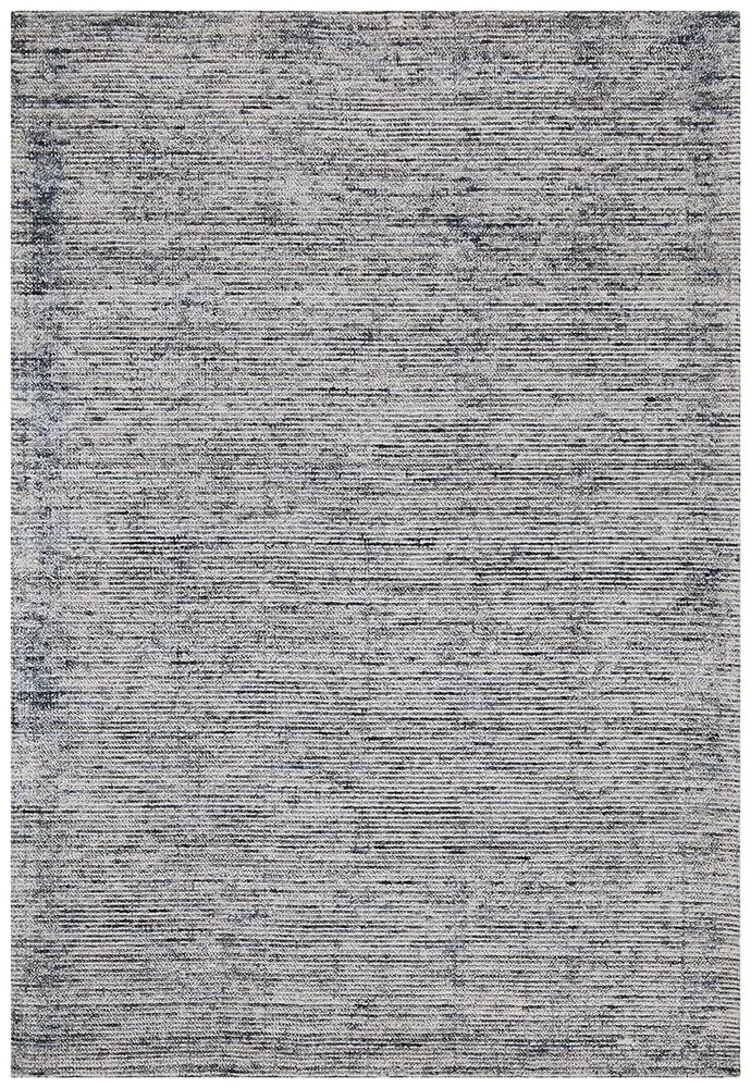 Allu 225cm x 155cm Hand Loomed Rug - Indigo