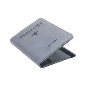 Anti Skimming Travel Wallet And Passport Holder DC-339 GREY