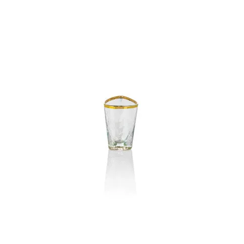 Aperitivo Triangular Shot Glass, Luster