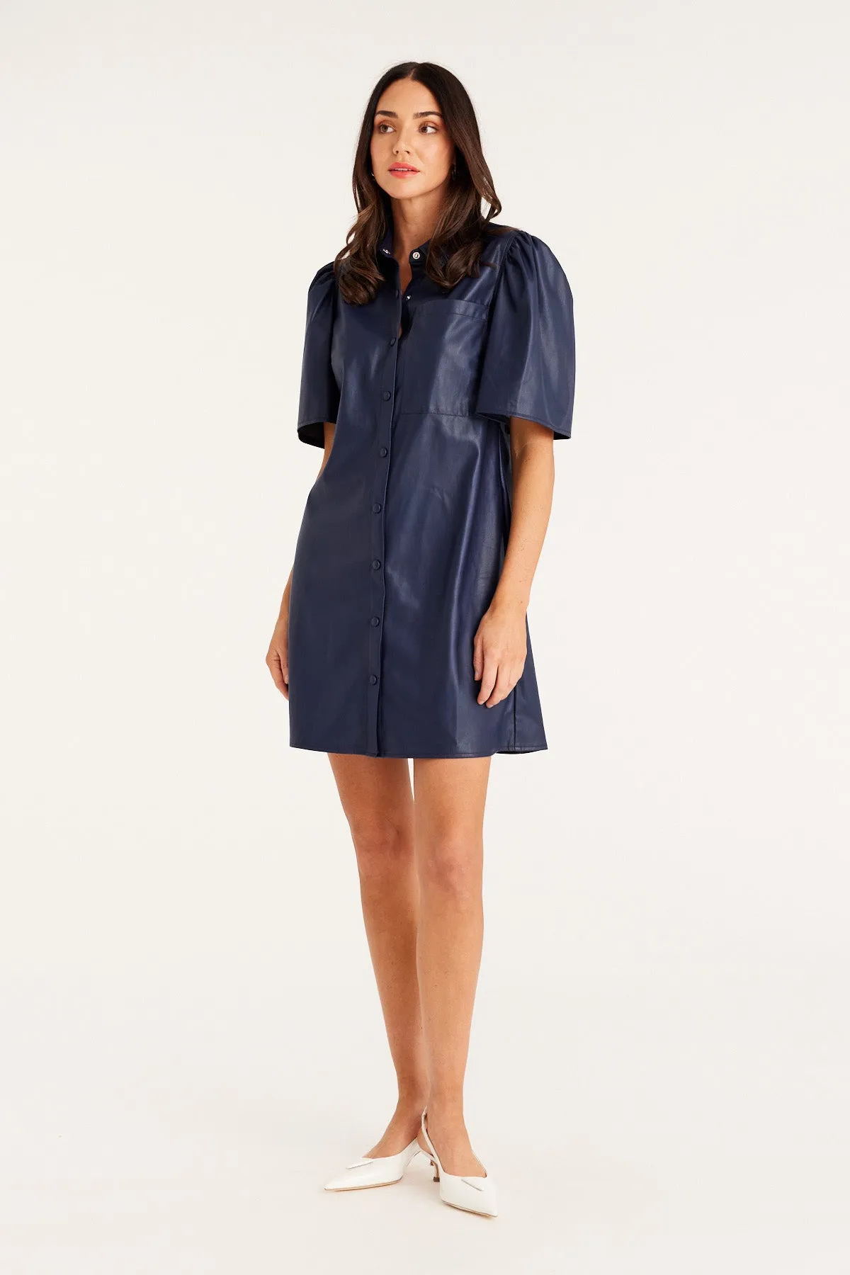 Arlo Vegan Dress - Navy