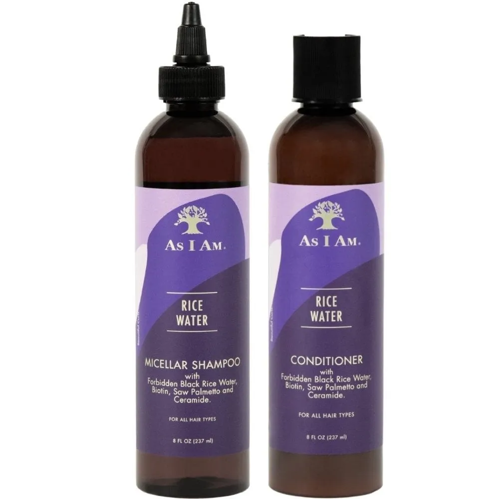 As I Am Rice Water Micellar Shampoo & Conditioner Twin 2 x 237ml