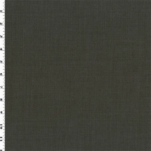 Ash Brown Slub Woven Home Decorating Fabric