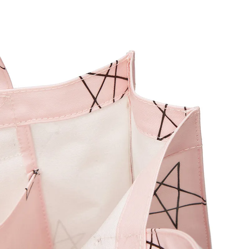 Baa Baa Sheepz Tote Bag Big Star & Sheepz Pink