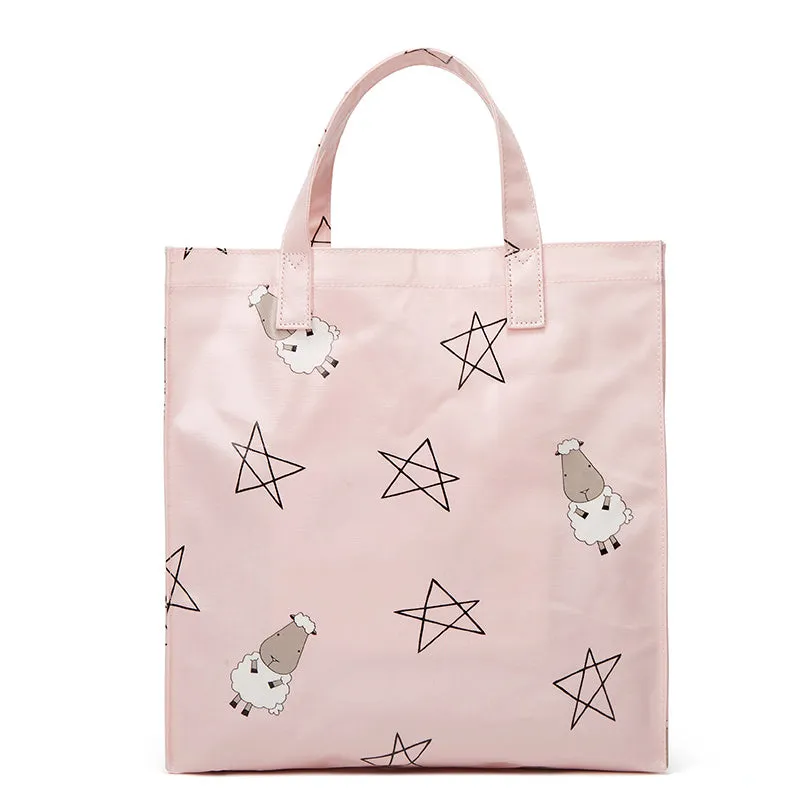 Baa Baa Sheepz Tote Bag Big Star & Sheepz Pink