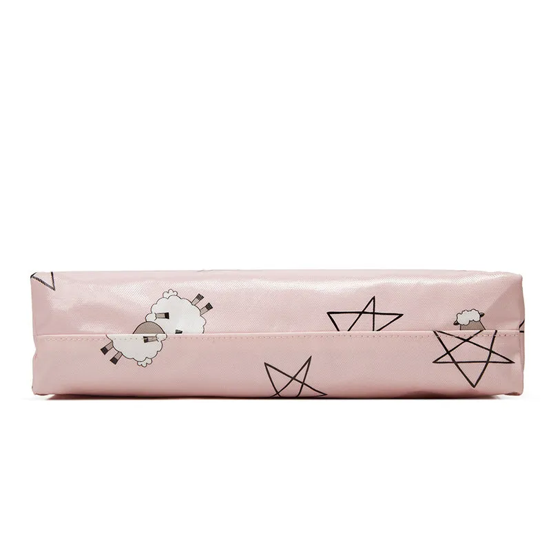 Baa Baa Sheepz Tote Bag Big Star & Sheepz Pink