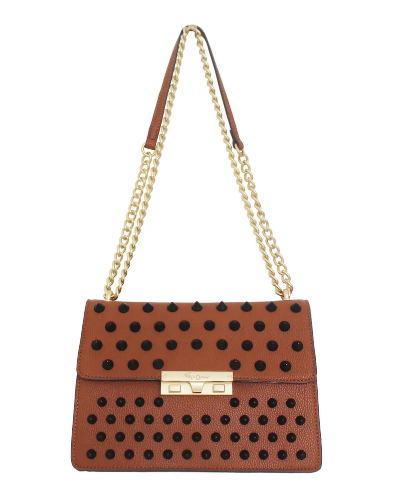 Bandit Chain Crossbody in Cognac