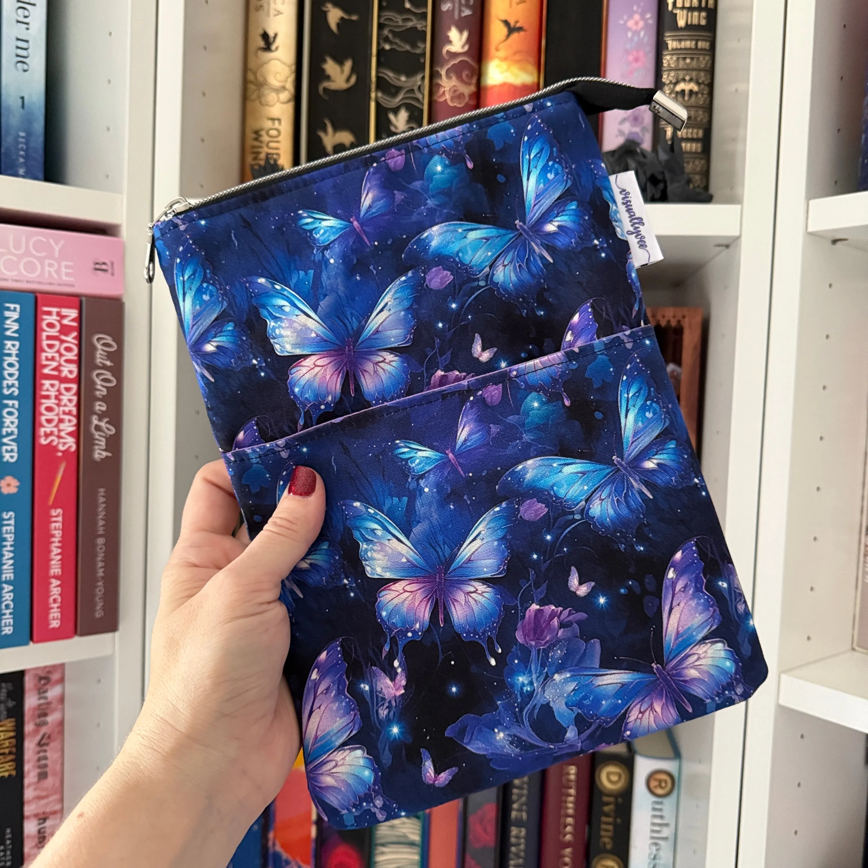 Beautiful Butterfly -  Zippered Book Sleeve