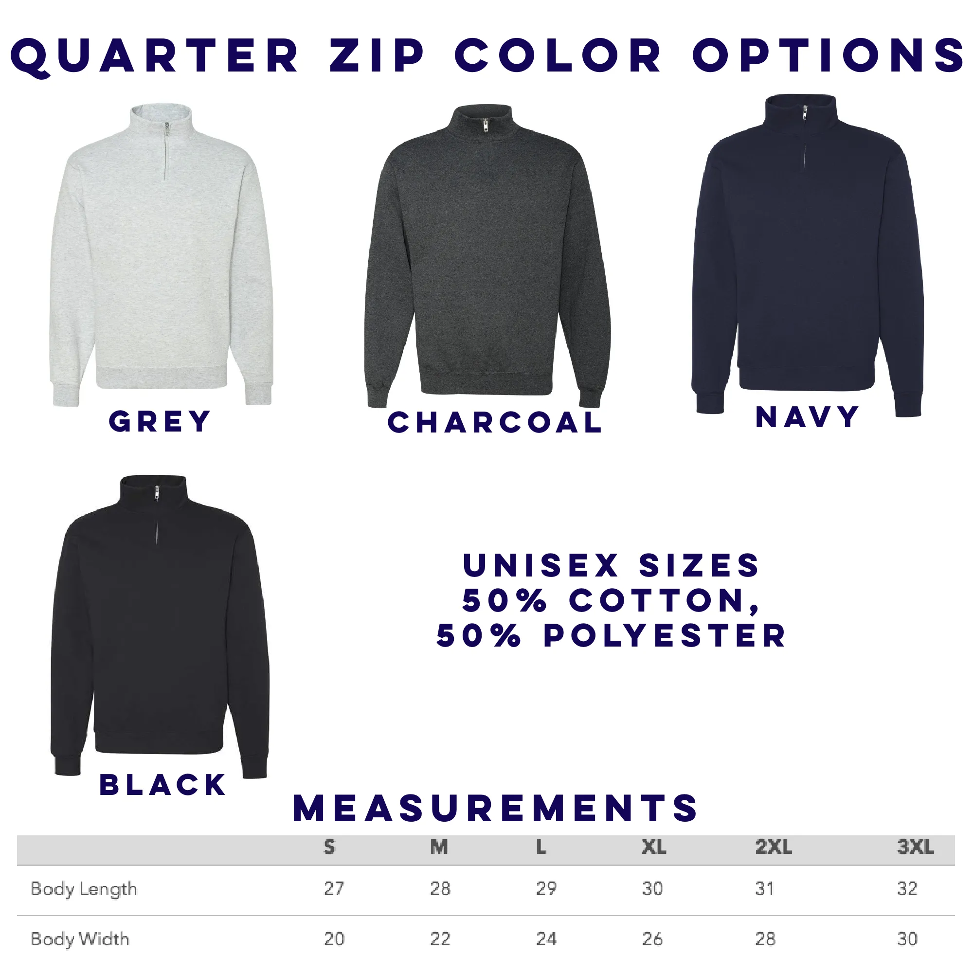 Beautiful Day Quarter Zip Sweatshirts