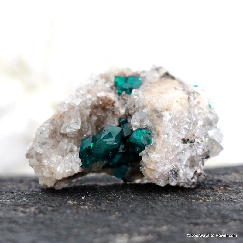 Beautiful Dioptase Specimen Cave Cluster