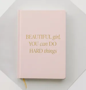 Beautiful Girl Fabric Journal