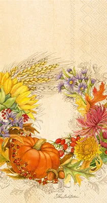 Beautiful Harvest Guest Napkin