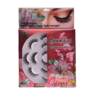 BEAUTIFUL KISS EYELASH 5D 7PAIR IR E-7621