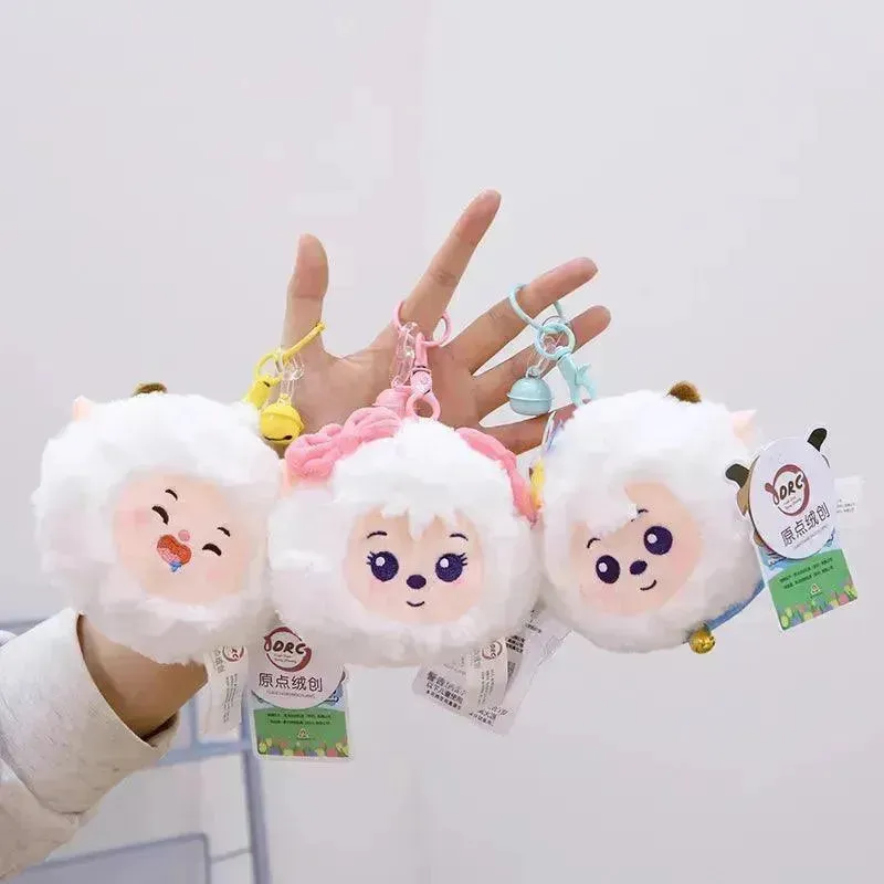 Beautiful Lamb Plush Doll Keychain