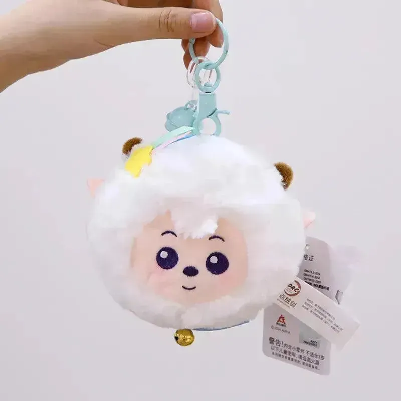 Beautiful Lamb Plush Doll Keychain