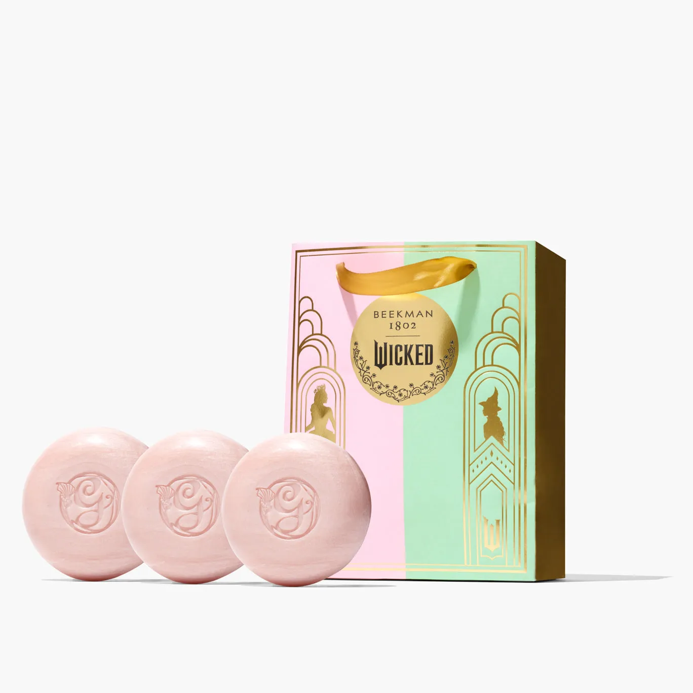 Beekman 1802 x Wicked Perfectly Pink 3-Pack Bar Soap Set