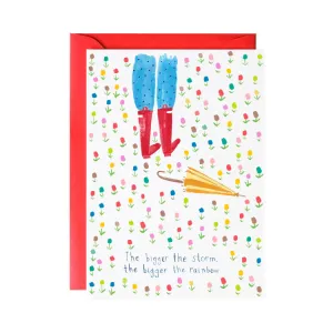 'Big Beautiful Rainbow' Greeting Card