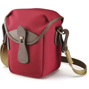 Billingham 72 Small Camera Bag | Burgundy Canvas/Chocolate Leather