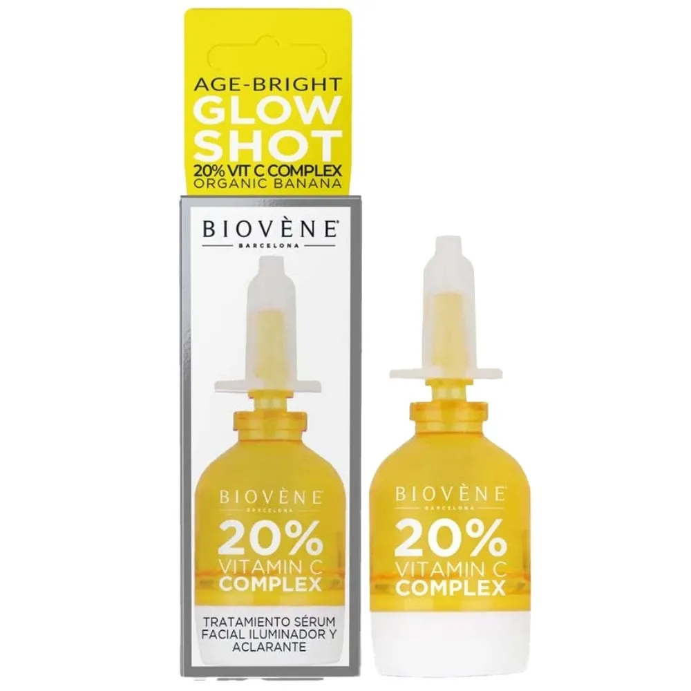 Biovene Glow Shot Age-Bright Vitamin C Facial Serum Treatment 10ml