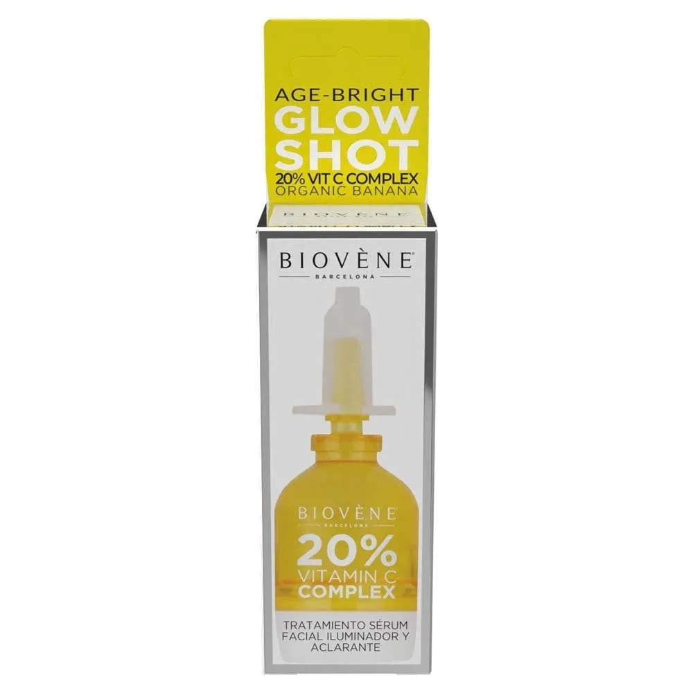 Biovene Glow Shot Age-Bright Vitamin C Facial Serum Treatment 10ml