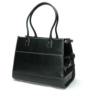 Black Leather Carrier