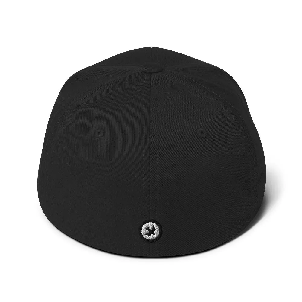 Block "zero"  Red - Flex Fit Structured Twill Cap