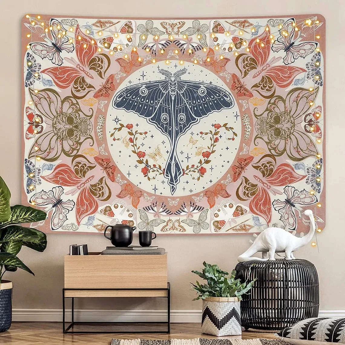 Bohemian Retro Butterfly Beautiful Tapestry