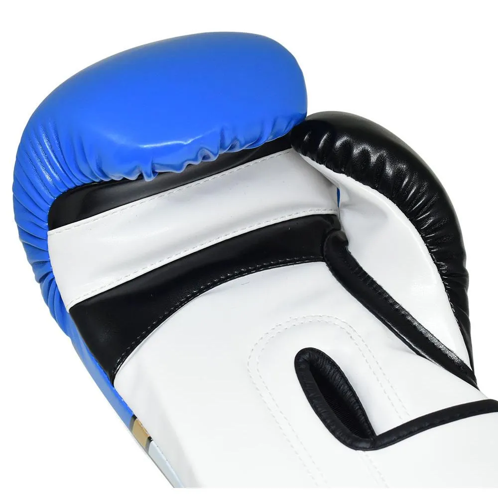 Bulls Professional Classic Boxing Gloves - Blue/White