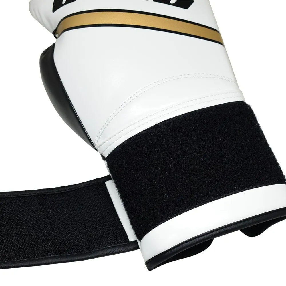 Bulls Professional Classic Boxing Gloves - White