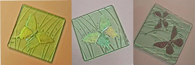 Butterfly Texture Tile Mold for Glass Slumping DT04