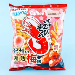 Calbee Kappa Ebisen Shrimp Snacks - Kishu Ripe Plum