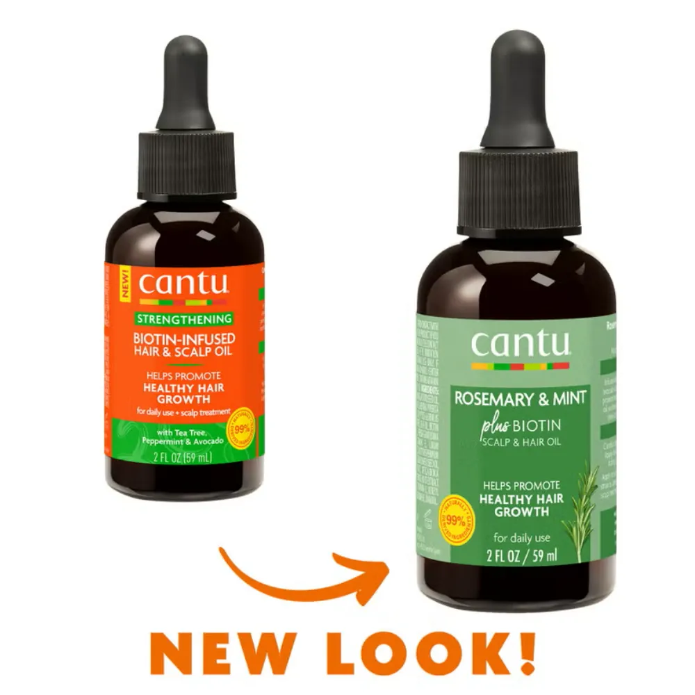 Cantu Rosemary & Mint Scalp & Hair Oil 59ml