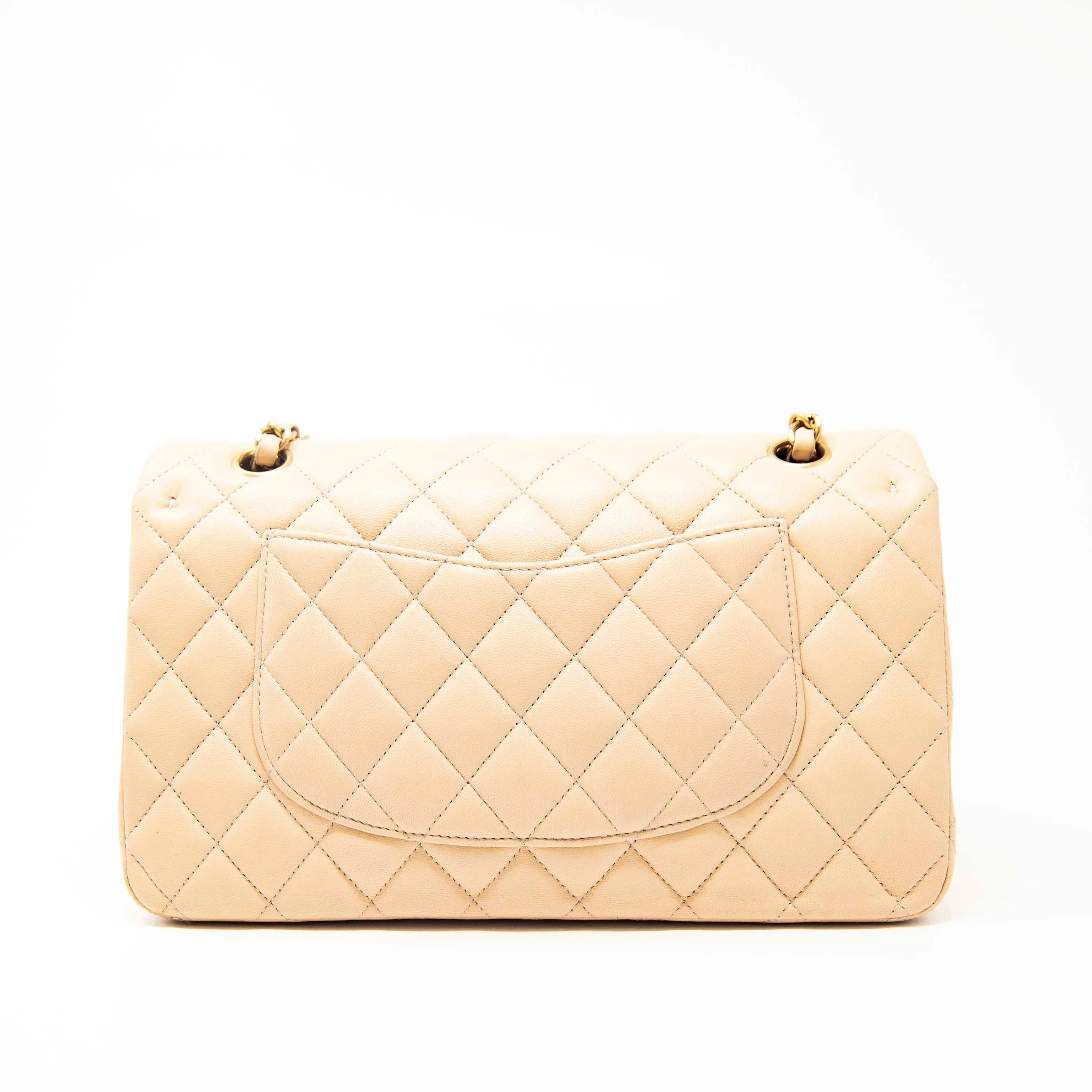 Chanel Beige Medium Classic Flap