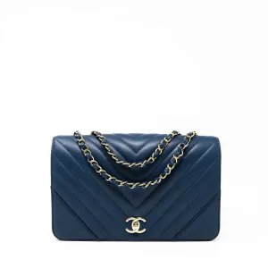 Chanel Blue Medium Statement Flap