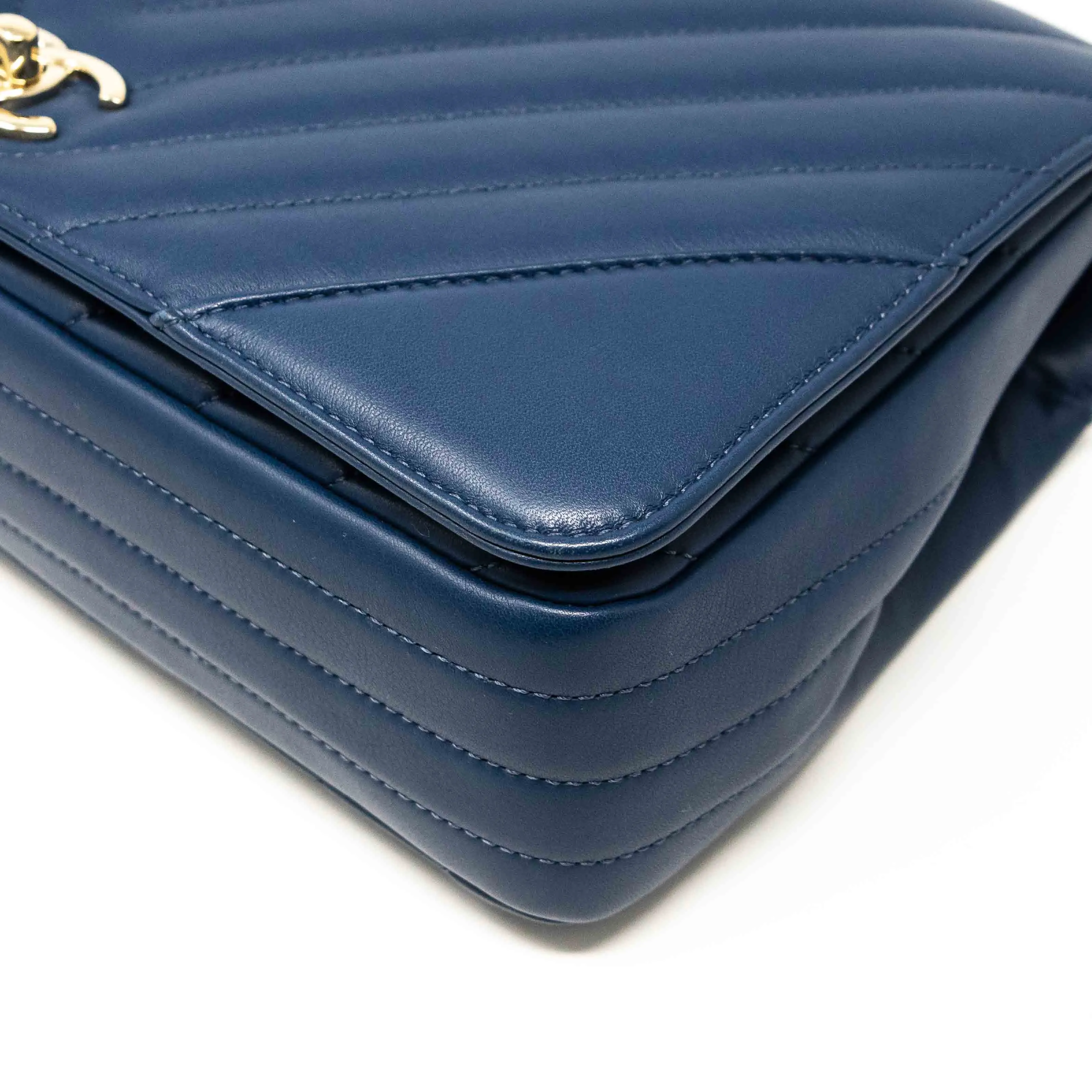 Chanel Blue Medium Statement Flap