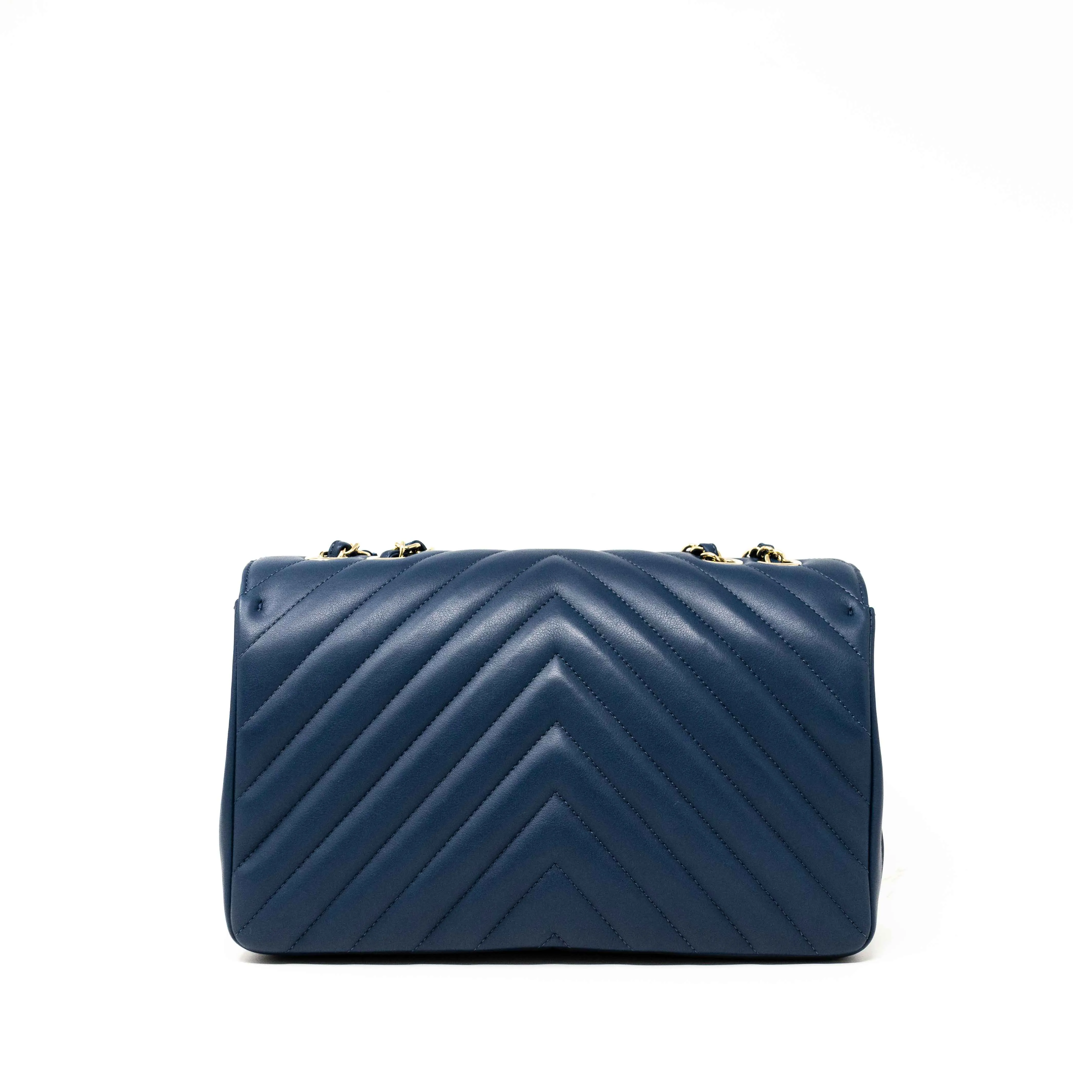 Chanel Blue Medium Statement Flap