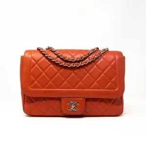 Chanel Red Large Coco Rider Flap