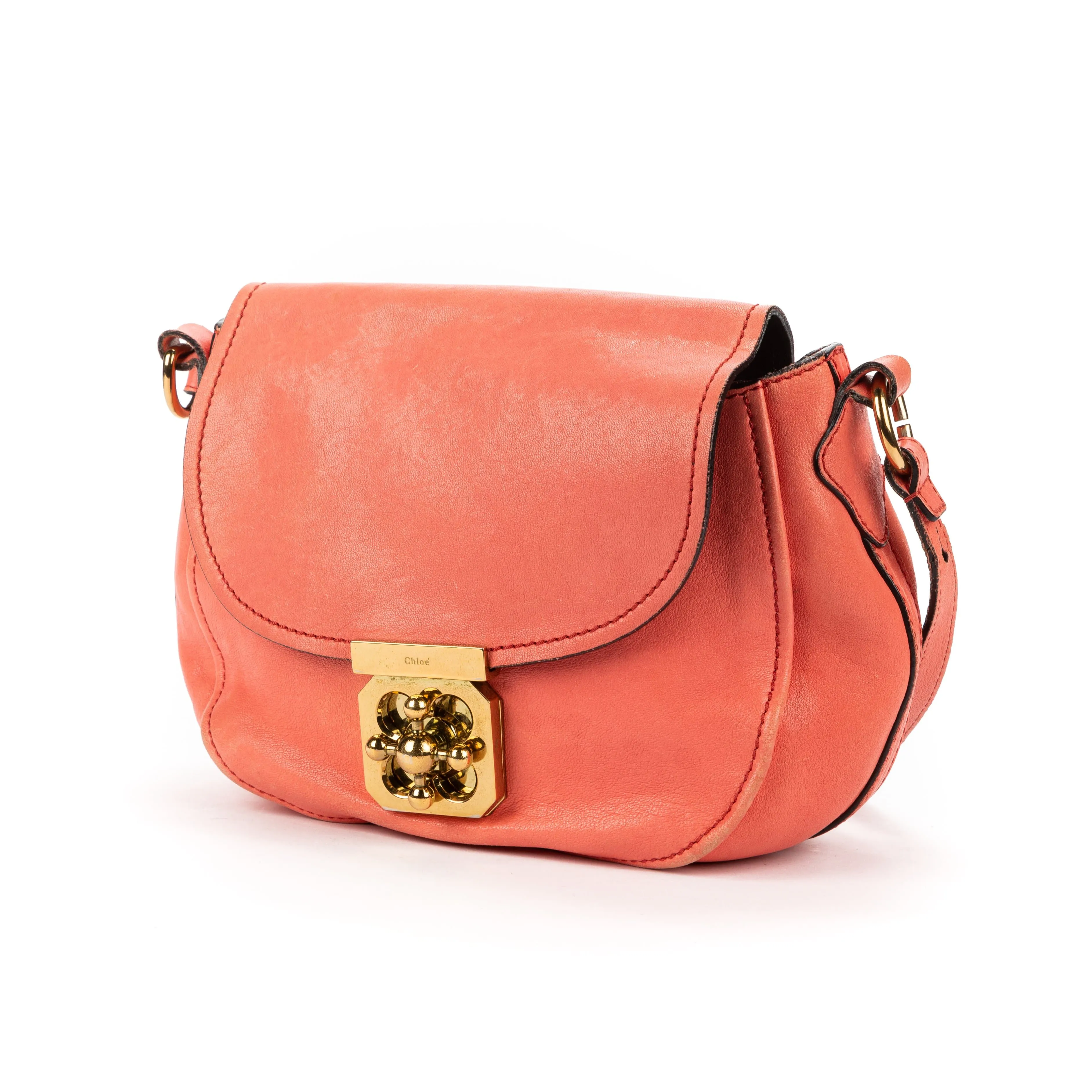 Chloe Elsie Coral Pink Shoulder Flap - AWL1285