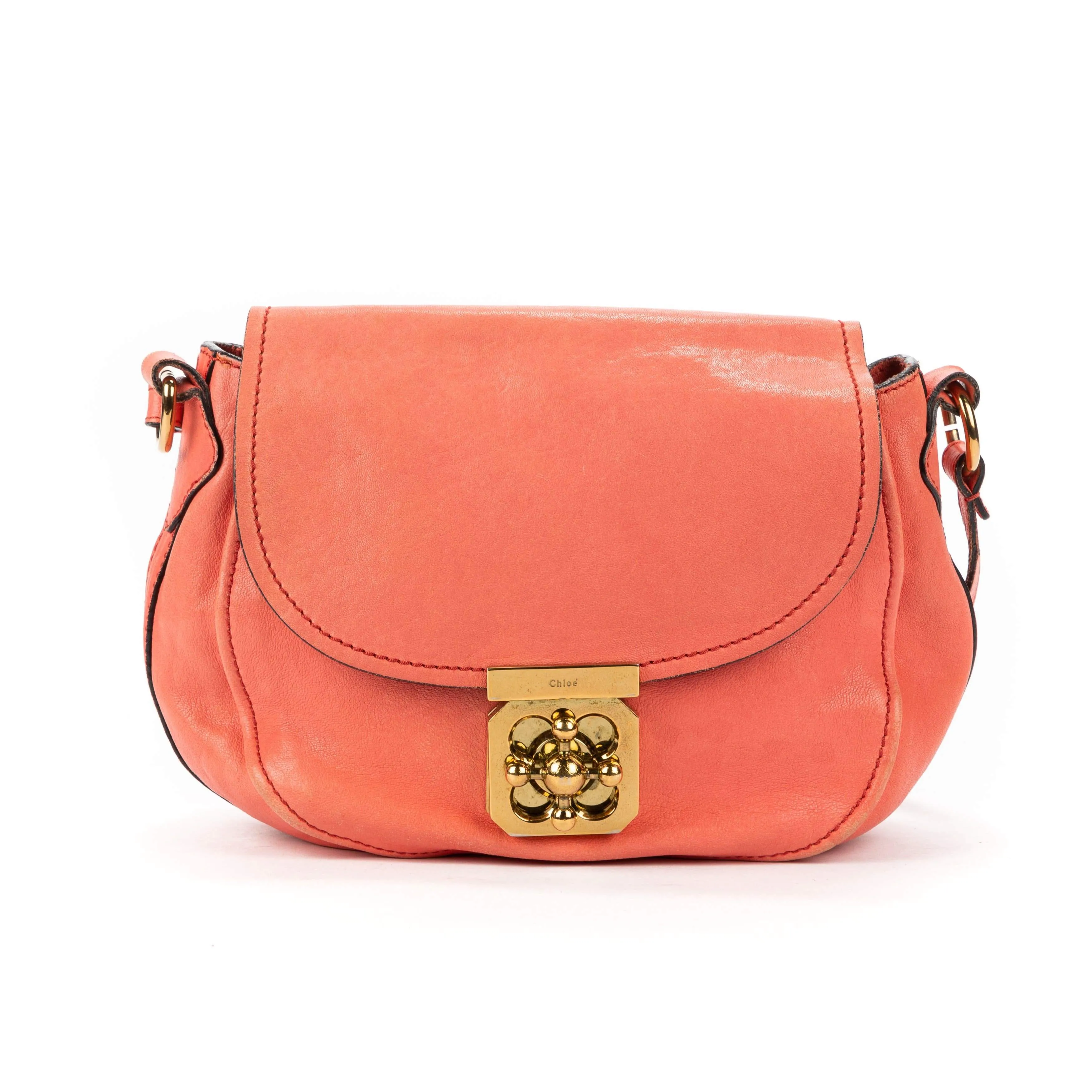 Chloe Elsie Coral Pink Shoulder Flap - AWL1285